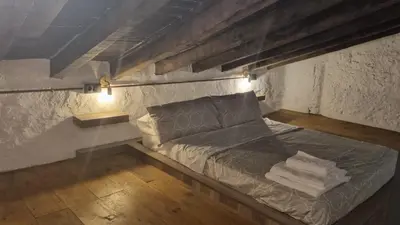 Cama o camas de una habitación en MIRADOR DE MARIA ROSA
