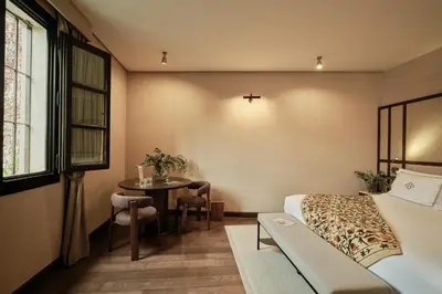 Cama o camas de una habitación en Hospes Palacio del Bailio, a Member of Design Hotels
