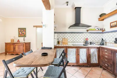 Una cocina o zona de cocina en Villa Laforge