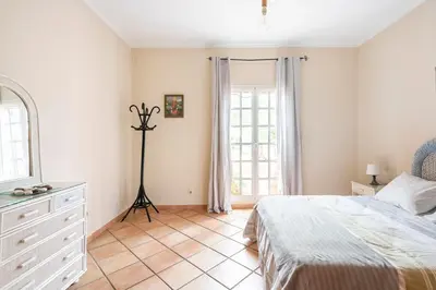 Cama o camas de una habitación en Villa Laforge