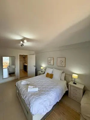 Cama o camas de una habitación en Magical Andalusian Vacation 