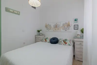 Cama o camas de una habitación en Apartamento Centrico Isaura