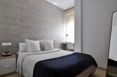 Cama o camas de una habitación en Hotel Gran Plaza