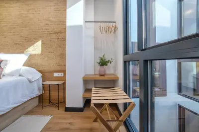 Cama o camas de una habitación en Olivia Suites