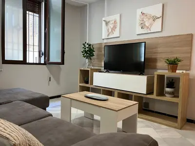Una televisión o centro de entretenimiento en Urban Loft Córdoba