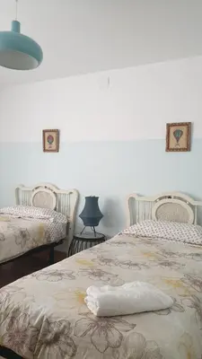 Cama o camas de una habitación en Bonito apartamento en el casco antiguo