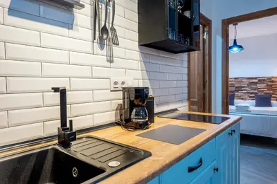 Una cocina o zona de cocina en Alohamundi Molino