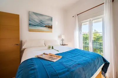 Cama o camas de una habitación en Distinguido y Céntrico Apartamento en San Bernardo