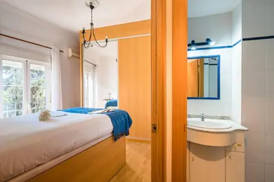 Cama o camas de una habitación en Distinguido y Céntrico Apartamento en San Bernardo