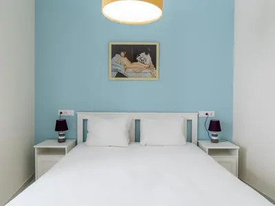 Cama o camas de una habitación en Holi-Rent Penthouse Peñuelas