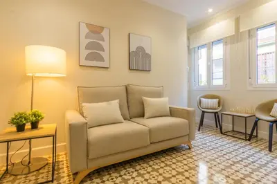 Zona de estar de Apartamento Anita's Place Cordoba