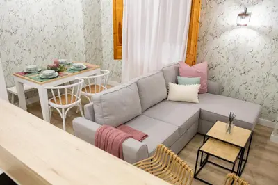 Zona de estar de Precioso apartamento en Jaén a 70 m de la Catedral