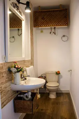 Un baño de La Casica del Abuelo Valentín