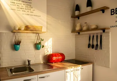 Una cocina o zona de cocina en La Casica del Abuelo Valentín