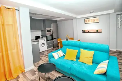 Una cocina o zona de cocina en Apartamento Ponce de León junto estación