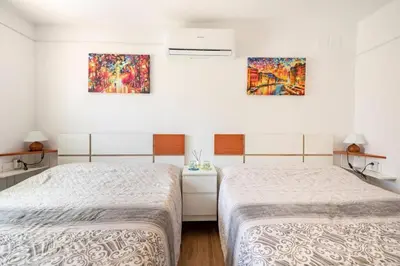 Cama o camas de una habitación en El Remanso