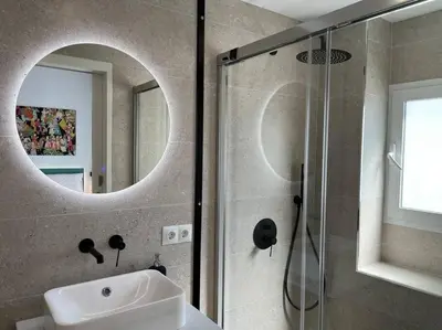 Un baño de Atroe Apartment