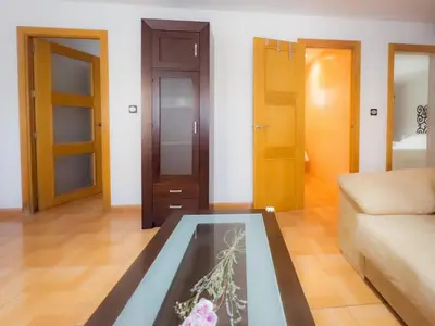 Cama o camas de una habitación en APARTAMENTO AL-ALBA
