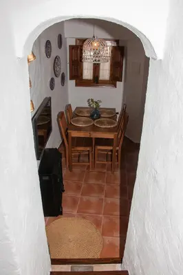 Zona de estar de Acogedora Casa Rural en Olvera La Morada