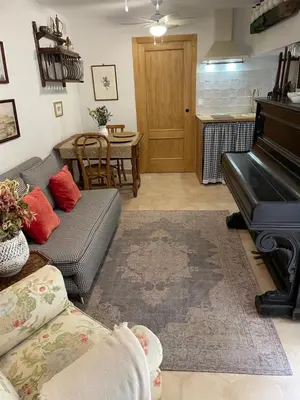 Zona de estar de Apartamento en Casa Patio 