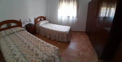 Cama o camas de una habitación en Casa La Era de Abdalajis-Caminito del Rey