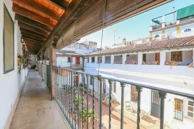 Un balcón o terraza de Alameda de Hercules
