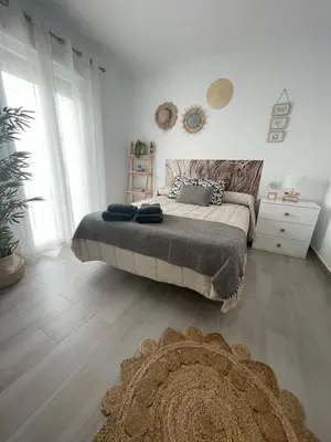 Cama o camas de una habitación en Apartamento Victoria