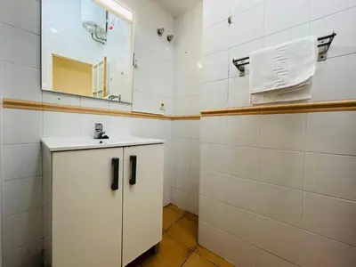Una cocina o zona de cocina en San Román. Céntrico y acogedor.