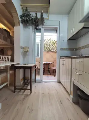 Una cocina o zona de cocina en Arte de la Seda II