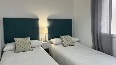 Cama o camas de una habitación en Wallada Valdenebro