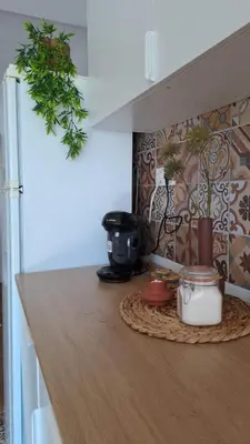 Una cocina o zona de cocina en El Madroño de la Encantada