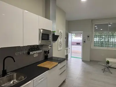 Una cocina o zona de cocina en Patio de los naranjos GCL