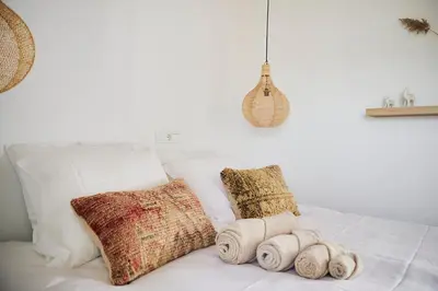 Cama o camas de una habitación en Finca las Calmas Adults Only Boutique Retreat & Dining Experience