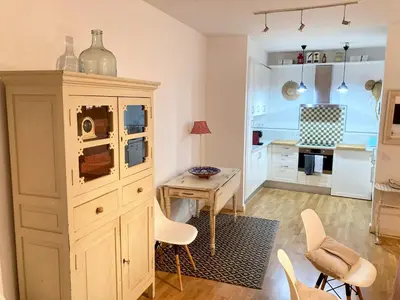 Una cocina o zona de cocina en Cozy in Seville