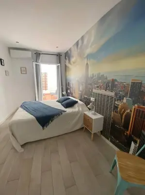 Cama o camas de una habitación en SunShine San Andres