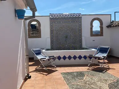 Un balcón o terraza de Beautiful Traditional town house