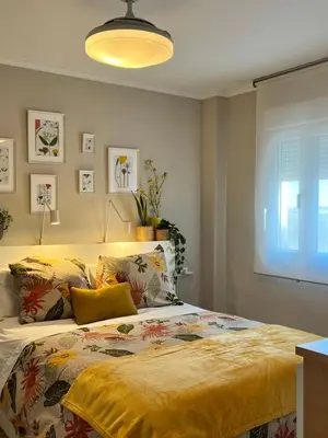 Cama o camas de una habitación en Apartamento Haza