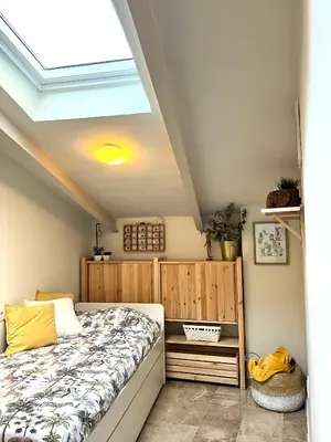 Cama o camas de una habitación en Apartamento Haza