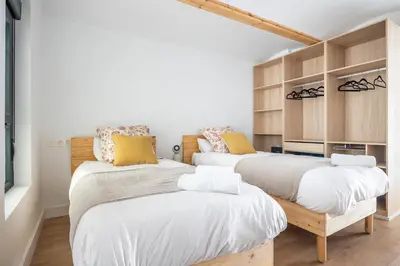 Cama o camas de una habitación en POP ART SAN ESTEBAN AMPLIO Y LUMINOSO