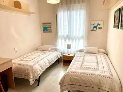 Cama o camas de una habitación en Geysotur Zoco Córdoba