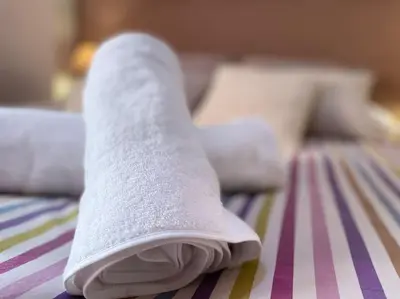 Cama o camas de una habitación en Geysotur Zoco Córdoba
