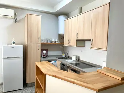 Una cocina o zona de cocina en Geysotur El Templo