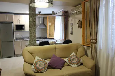 Una cocina o zona de cocina en APARTAMENTO LA PICONERA Con piscina a 350 metros