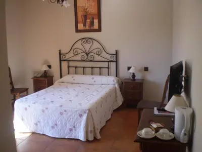 Cama o camas de una habitación en Balcón de los Montes