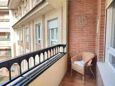 Un balcón o terraza de Céntrico Apartamento Jardines de Vallellano