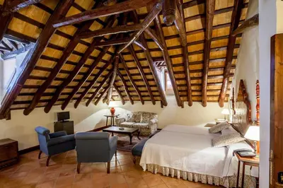 Cama o camas de una habitación en Palacio Marques de la Gomera