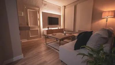 Zona de estar de Boabdil Suites