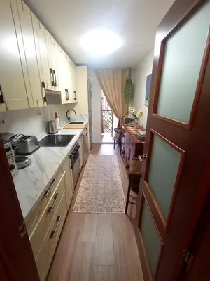 Una cocina o zona de cocina en Casa de Nina