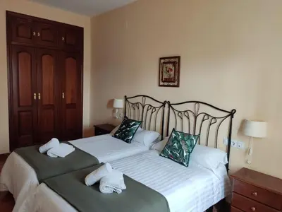 Cama o camas de una habitación en Guadameci by Guimar