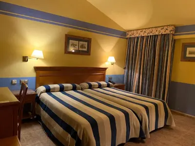 Cama o camas de una habitación en La Sierra